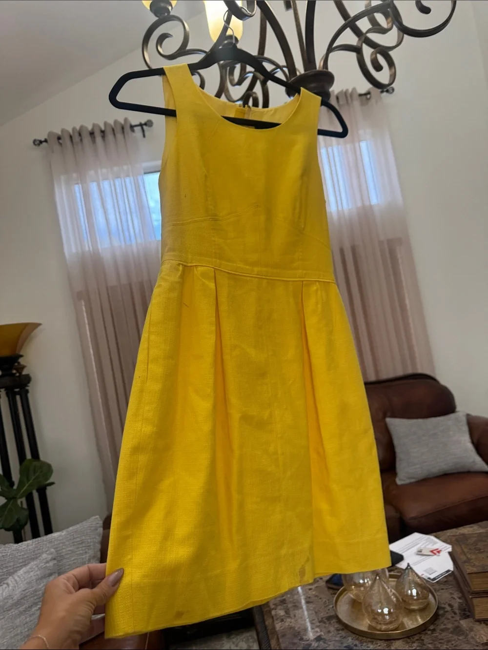 J. Crew Bright Yellow Sleeveless Girls' Dress